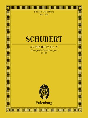 cover image of Symphony No. 5 Bb major